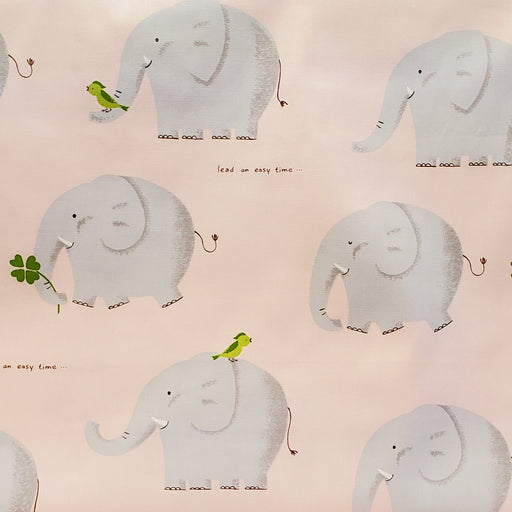 Japanese Cotton Oxford - Elephants by Hishiei