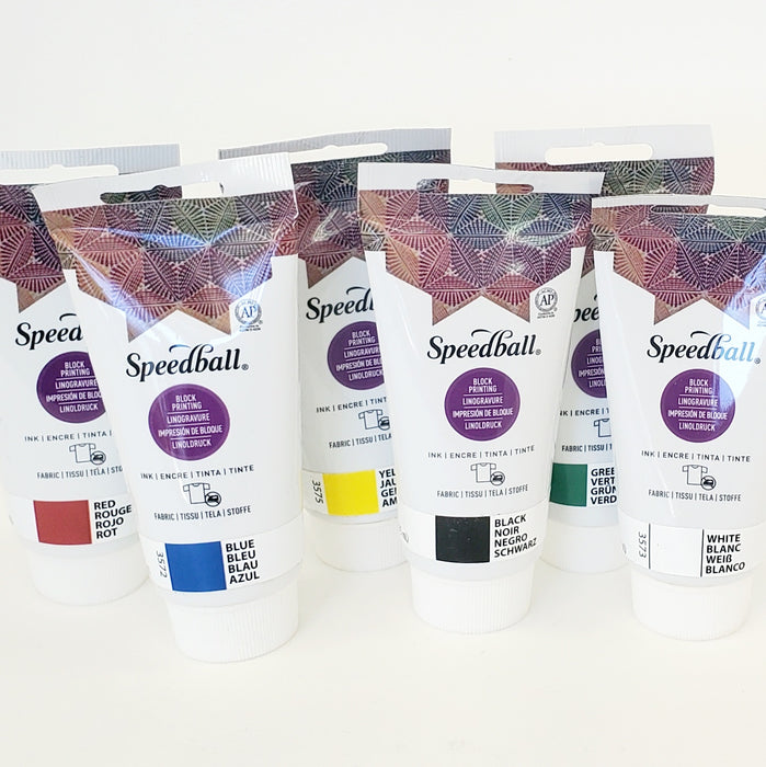 Speedball Block Printing Supplies - Fabric Ink - Choose your colour