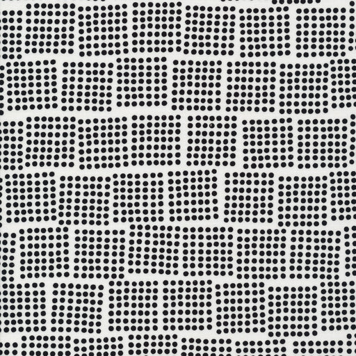 Eloise Renouf Imprint Organic Quilting Cotton - Domino in Black