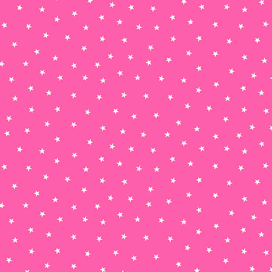 Makower Stars - Pink