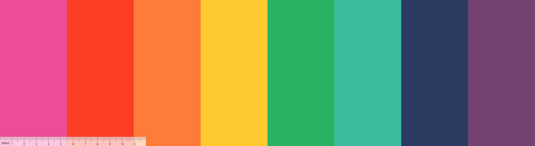 Blend Fabrics - Chasing Rainbows- Spectrum in Multi