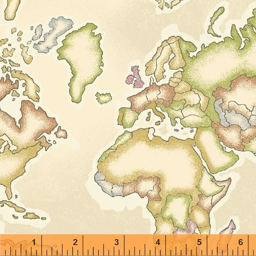 Meridian - Continents in Cream