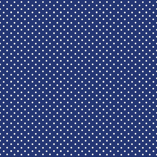 Makower Spots - Dark Blue