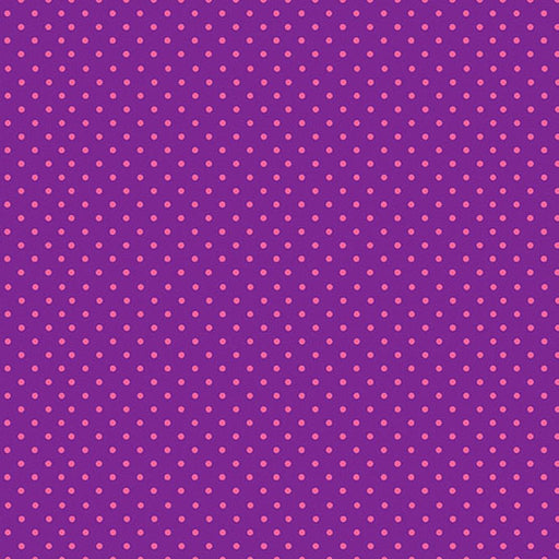 Makower Spots - Purple Pink