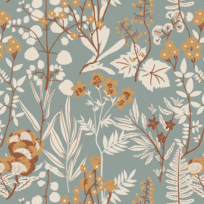 Wild Cottage by Holli Zollinger - Wild Flowers in Blue Multi