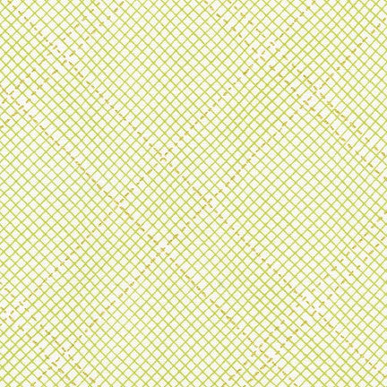 Carolyn Friedlander - Collection CF New Colours - Grid in Green Metallic