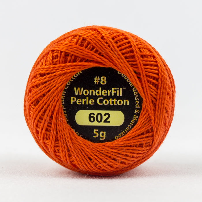 Wonderfil Eleganza Perle Cotton 8wt. - Hot Coals 602