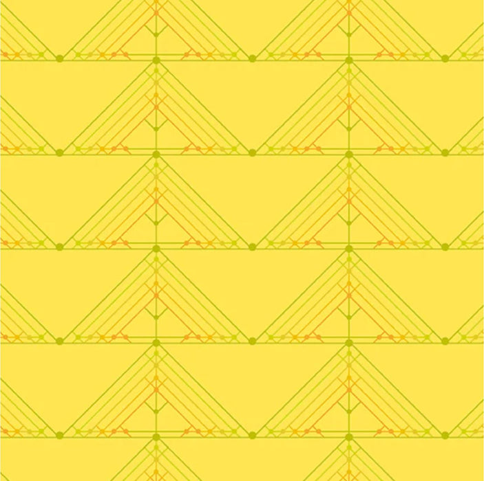 Century Prints Deco Glo by Giucy Giuce - Geese in Lemon