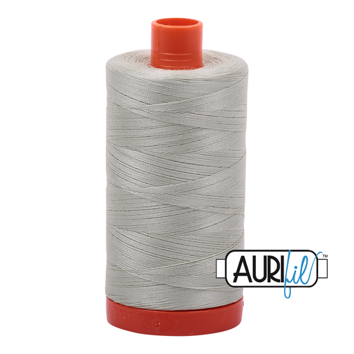 Aurifil Thread - 50wt 100% cotton  - colour 2843 - Light Grey Green