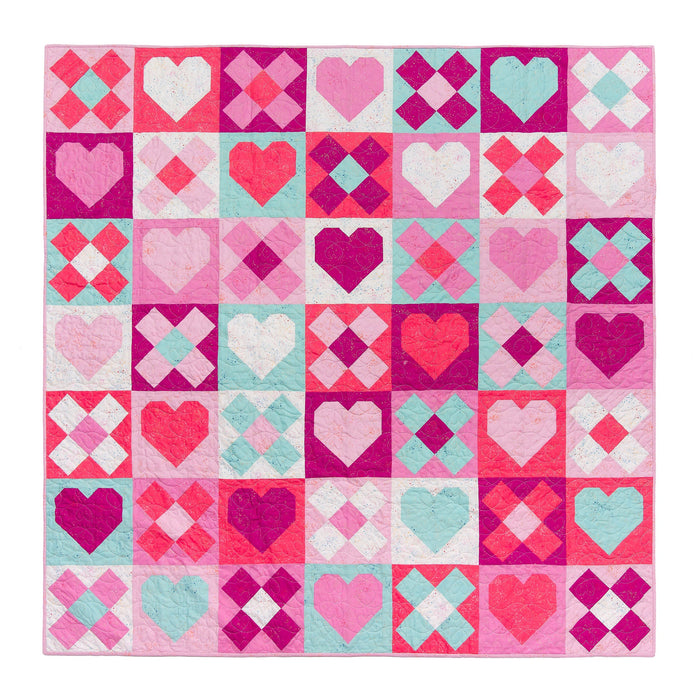Pen and Paper Quilt Pattern - Be Mine