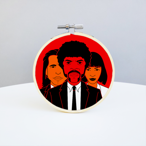 Holly Oddly - 4" Embroidery Kit - Pulp Fiction