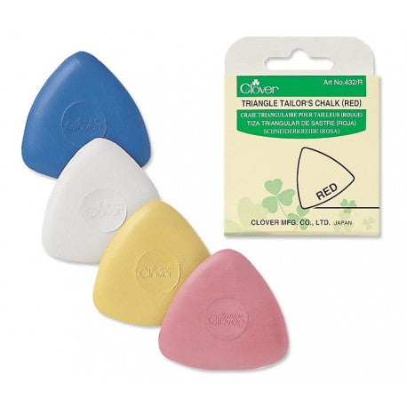 Clover Triangle Tailor's Chalk - Choose your colour