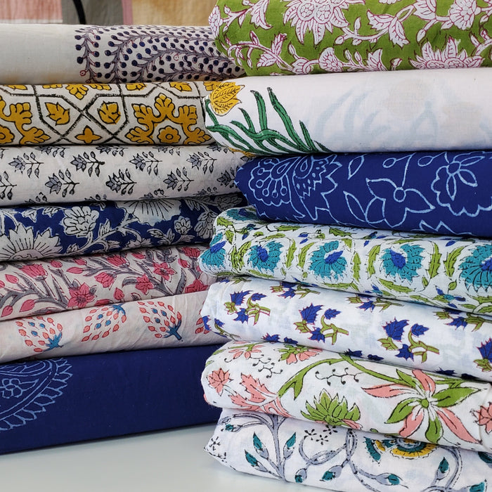 Block Prints from India Back In Stock