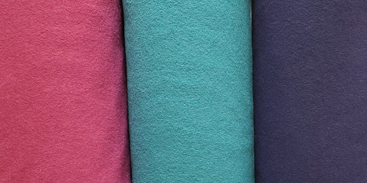 New colours of boiled wool — Fabric Spark