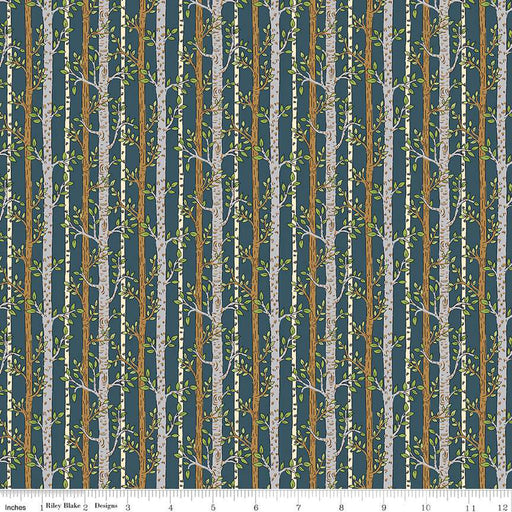 Liberty Quilting Cotton - Woodland Walk - Into The Woods in Misty Morning