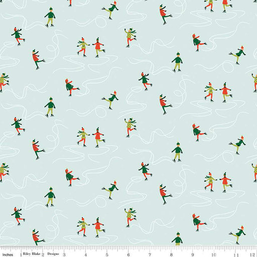 Liberty Quilting Cotton - Festive Fair - Ice Dancing