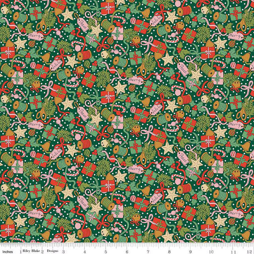 Liberty Quilting Cotton - Festive Greetings - Festive Gifting