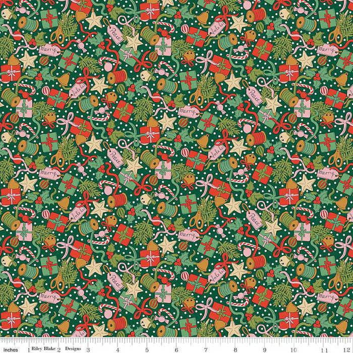 Liberty Quilting Cotton - Festive Greetings - Festive Gifting