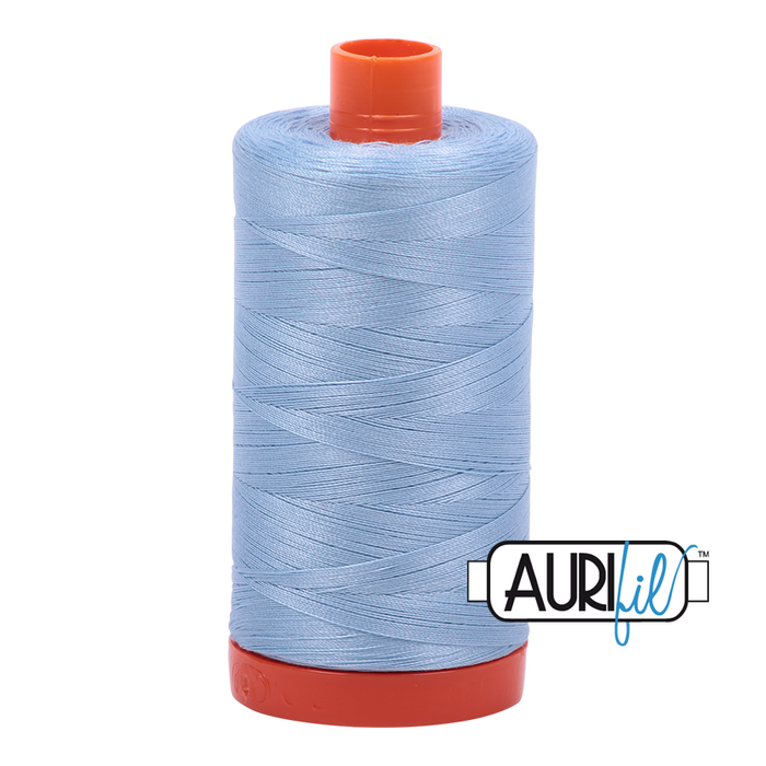 Aurifil Thread - 50wt 100% cotton  -  2715 Robins Egg