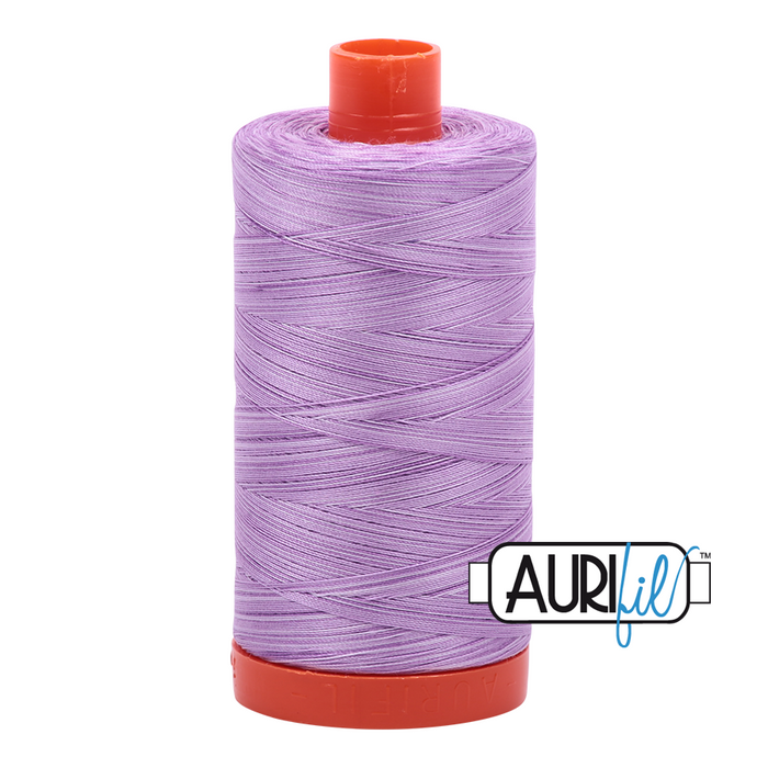 Aurifil Thread - Variegated 50wt 100% cotton - 3840 French Lilac