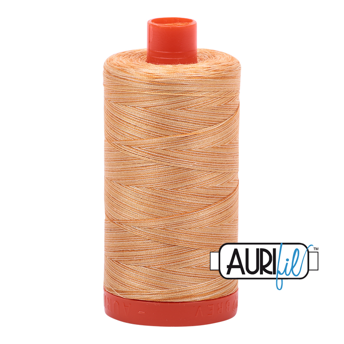 Aurifil Thread - Variegated 50wt 100% cotton - 4150 Creme Brule