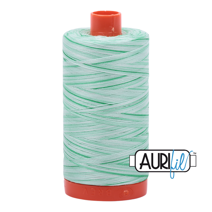 Aurifil Thread - Variegated 50wt 100% cotton - 4661 Mint Julep