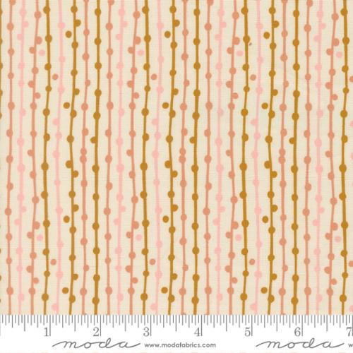 Feather and Forest Bloom by Linn Warme - String of Pearls in Cloud