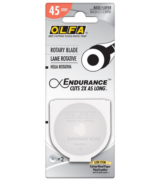 Olfa "Endurance" Replacement Blades 45mm - 2 pack