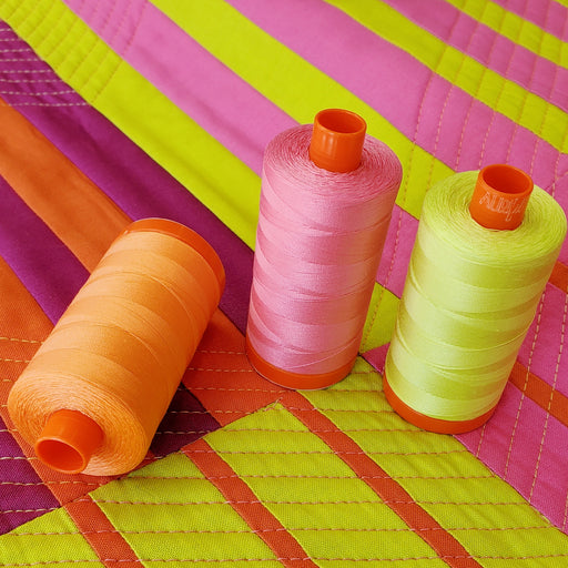 Neon Thread Kit by Aurifil - Three Large Spools