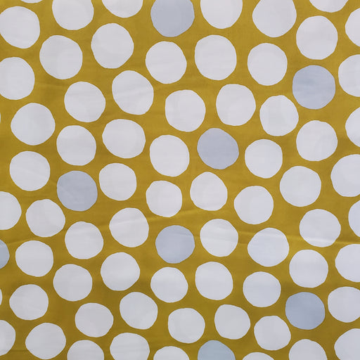 Westex Cotton Sheeting - Dots on mustard