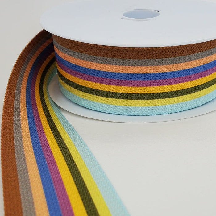 Striped Webbing - 40mm - Choose your colour