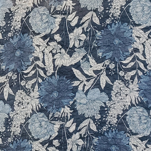 Le Ciel Ripple Cloth - Blue Florals