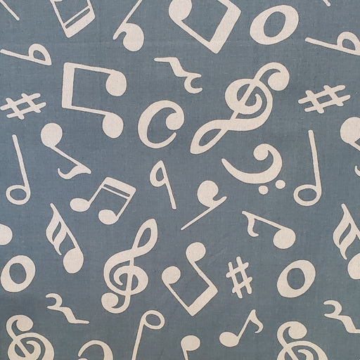 Japanese Lightweight Canvas - Musical Notes by Westex