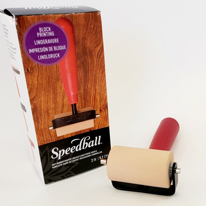 Speedball Block Printing Supplies - Soft Rubber Brayer