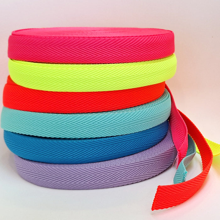 Neon and Bright webbing 30mm - Choose your colour