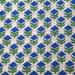 Indian Cotton 2026 - Jaipur Screen Printed Cotton Cambric - Blue and Green Posey
