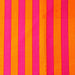 Striped fabric with alternating pink and orange vertical stripes