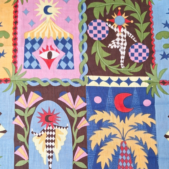 Indian Cotton 2026 - "Modern" Screen Printed Cotton Cambric - Mughal Elements