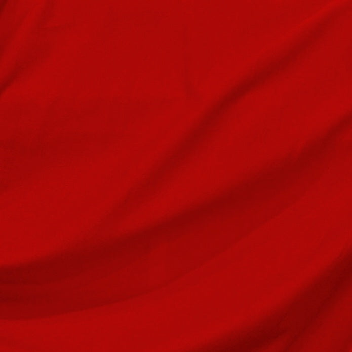 Organic Cotton Stretch Jersey in Red