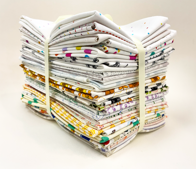 New Curated Big Low Volume Bundle - 32 Skinny Quarters - Various Designers