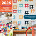 2026 Patchwork Place Quilt Calendar with quilt patterns and a table setting.