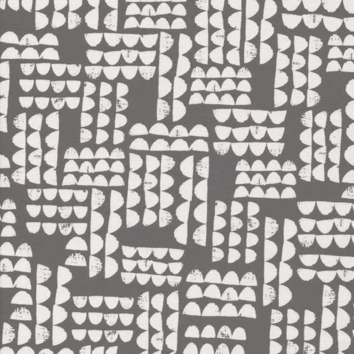 Eloise Renouf Imprint Organic Quilting Cotton - Ridge in Gray