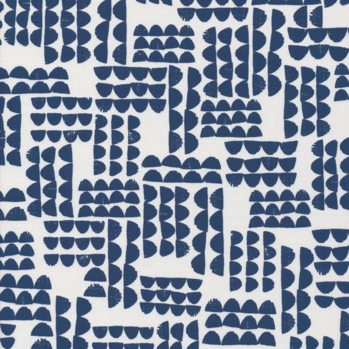 Eloise Renouf Imprint Organic Quilting Cotton - Ridge in Blue — Fabric ...