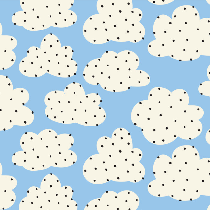 Cloud 9 Organic Cotton - Matte Laminates - Spotty Sky by Sandra Hutter