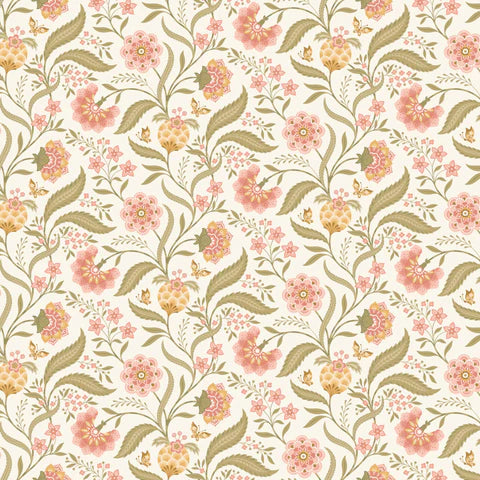 Serenity Garden in Organic Cotton by Dots and Glory - Charming Chintz