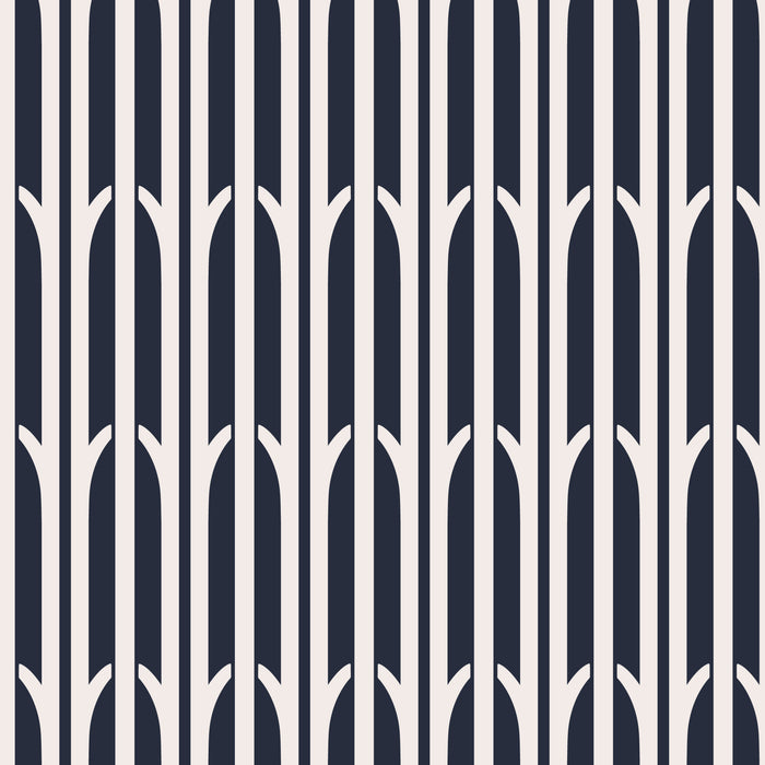 Elegant Estuaries by Amy MacCready - Aaliyah in Navy (Cotton Duck)