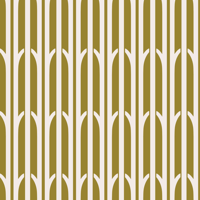 Elegant Estuaries by Amy MacCready - Aaliyah in Gold (Cotton Duck)