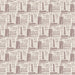 A seamless repeating pattern featuring hand-drawn brown geometric lines, including L-shapes, horizontal strokes, and dotted segments, arranged in a basketweave-like grid on a warm cream background.