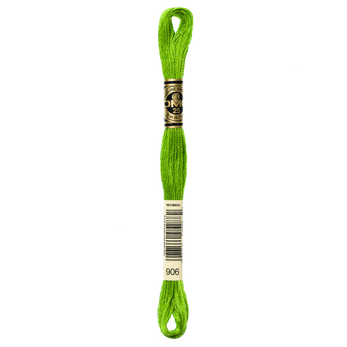 DMC Embroidery Floss - Medium Parrot Green - 906