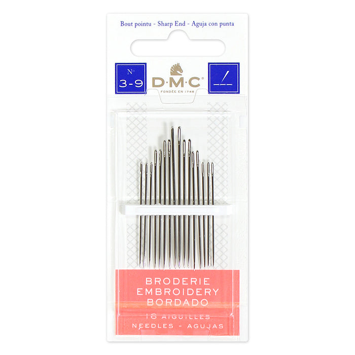 DMC Hand Embroidery Needles  #3-9